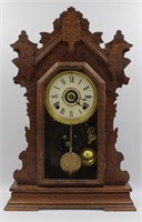 Antique Seth Thomas Clock Oak Kitchen Clock