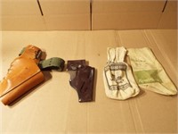 Empty Shot Bags, Holsters (2)