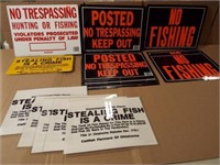 Trespassing Signs- Variety (15+)