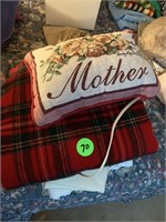 ELECTRIC BLANKET AND MOTHER PILLOW
