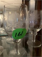 ETCHED STEWED GLASSES