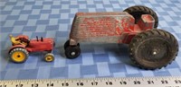 Massy Harris dinky toy tractor, slick toy tractor