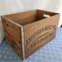 Anheuser- Busch wooden box