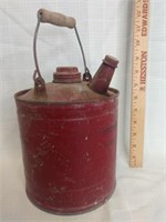 Small red gas can
