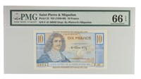 Saint Pierre & Miquelon. 1950-1960 10 Francs