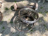 Gas engine truck wheels