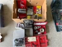 Box of misc drill bits