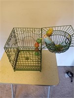 Bird Cage with Realistic Moving Birds