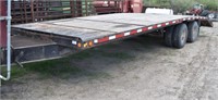 2000 Trailtech 28ft Tandem Deck Trailer w/Beaver