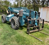 2004 Gradall 534D10-45 Telehandler, 10,000lb