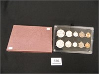 1958 Mint Set; Half Dollar, Quarter, Dime, Nickel,