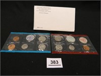 1969 U.S. Mint Set; Denver & Philadelphia Mints;