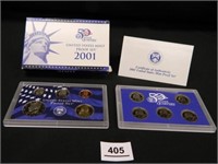 2001 U.S. Proof Set; San Francisco Mint; COA;
