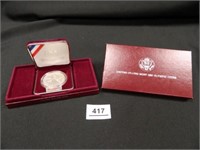 1988 U.S. Olympic Coin Uncirculated Silver Dollar-