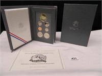 1991 U.S. Prestige Coin Set; Silver Dollar-90% Sil