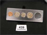 1940-S Coins; (4) Washington Quarter; Mercury Dime