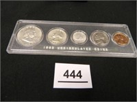 1963 D Coin Set; Half,Quarter,Dime,Nickel,Penny;