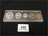 1963 Coin Set; Half & Dime-D Mint; Quarter,Dime &