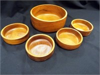 Wood Bowl Set, Gailstyn-Sutton (5)