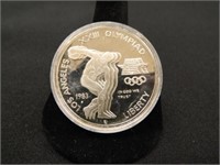 1983-S Olympic Silver Dollar; Los Angeles; Commemo