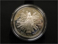 1989-S Bicentennial of the Congress Silver Dollar;
