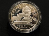 2000-P Library of Congress Silver Dollar; 1800-200