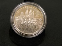 2002-W Westpoint Silver Dollar; 1802-2002; Commemo