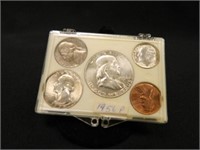 1956-P Coin Set; Half Dollar, Quarter, Dime, Nicke