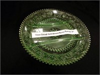 Tiara Chantilly Green Platter, 12"