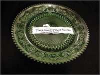 Tiara Chantilly Green Platter, 12"