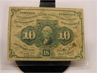 U.S. Ten Cent Postage Currency;