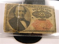 U.S. Twenty-Five Cent Fractional Currency;