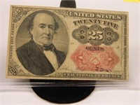 U.S. Twenty-Five Cent Fractional Currency;