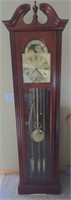 Ridgeway Grandfather Clock 78"h 21.5"w 10.5"d
