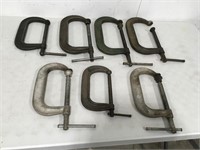 Lot of Big C Clamps (USA)