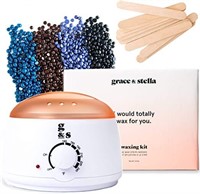Grace & Stella Wax Warmer Waxing Kit - Easy to