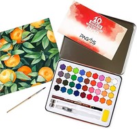 Pagos Watercolor Paint Set Art Kit of 36 Vivid