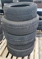 Pallet of various tires