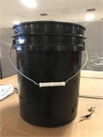 5 Gallon Black Resin Buckets