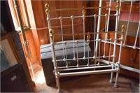 Brass Twin Wrought Iron Bed