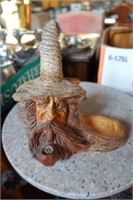 Hand Carved Pipe Stand