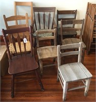 8 pcs. Misc. Chairs