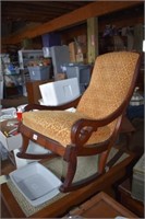 Mahogany Victorian Rocking Chair
