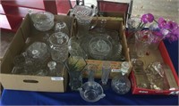 Large Box Lot of Glassware - Vases & More