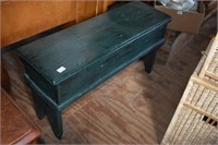 Primitive Painted Storage Box or Bench