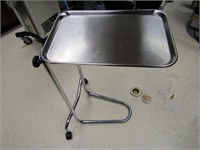Stainless steel instrument stand.