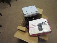 Radio Shack security cameras and recorder.