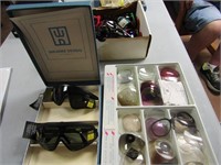 Safety sunglasses and eyeglass lens.