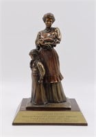 George .W. Lundeen Bronze Mother Sculpture