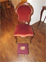 antique chair & stool